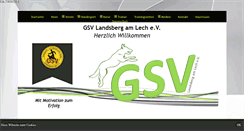 Desktop Screenshot of gsv-landsberg.com